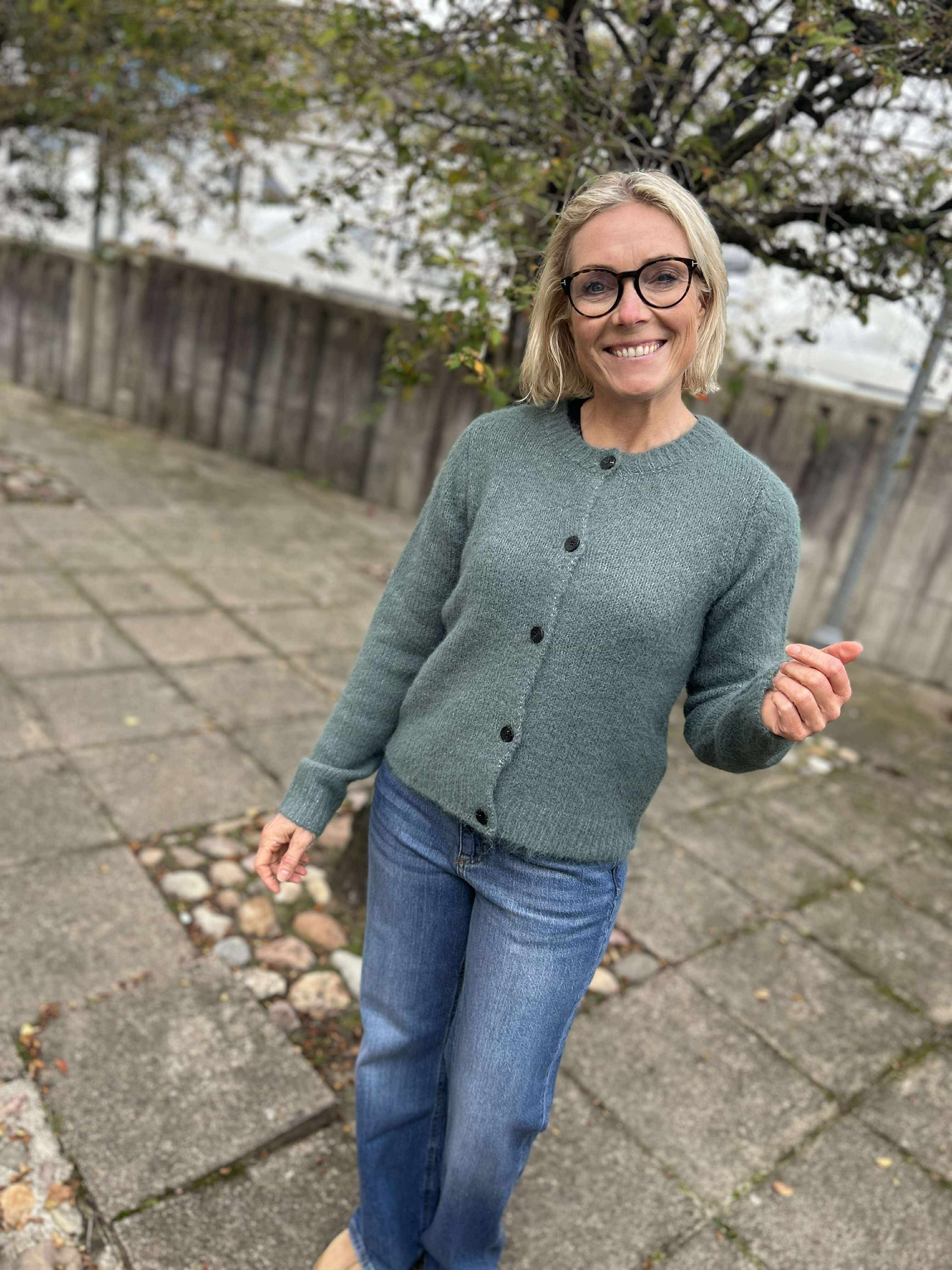 VMNOVAH Knit Cardigan - Balsam Green